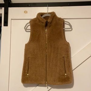 J.Crew furry vest